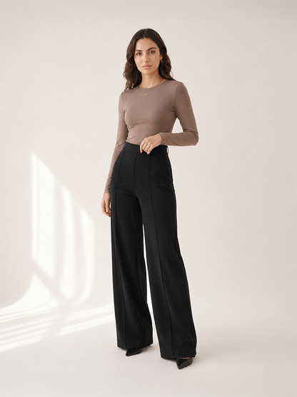 Pantalón Wide Leg de Tiro Alto