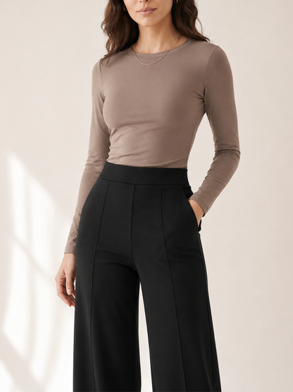 Pantalón Wide Leg de Tiro Alto