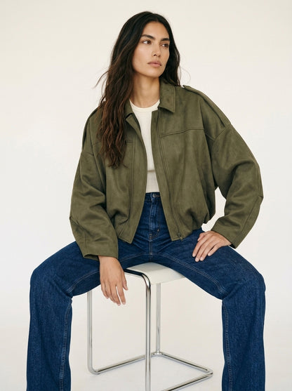 Chaqueta Bomber Oversize