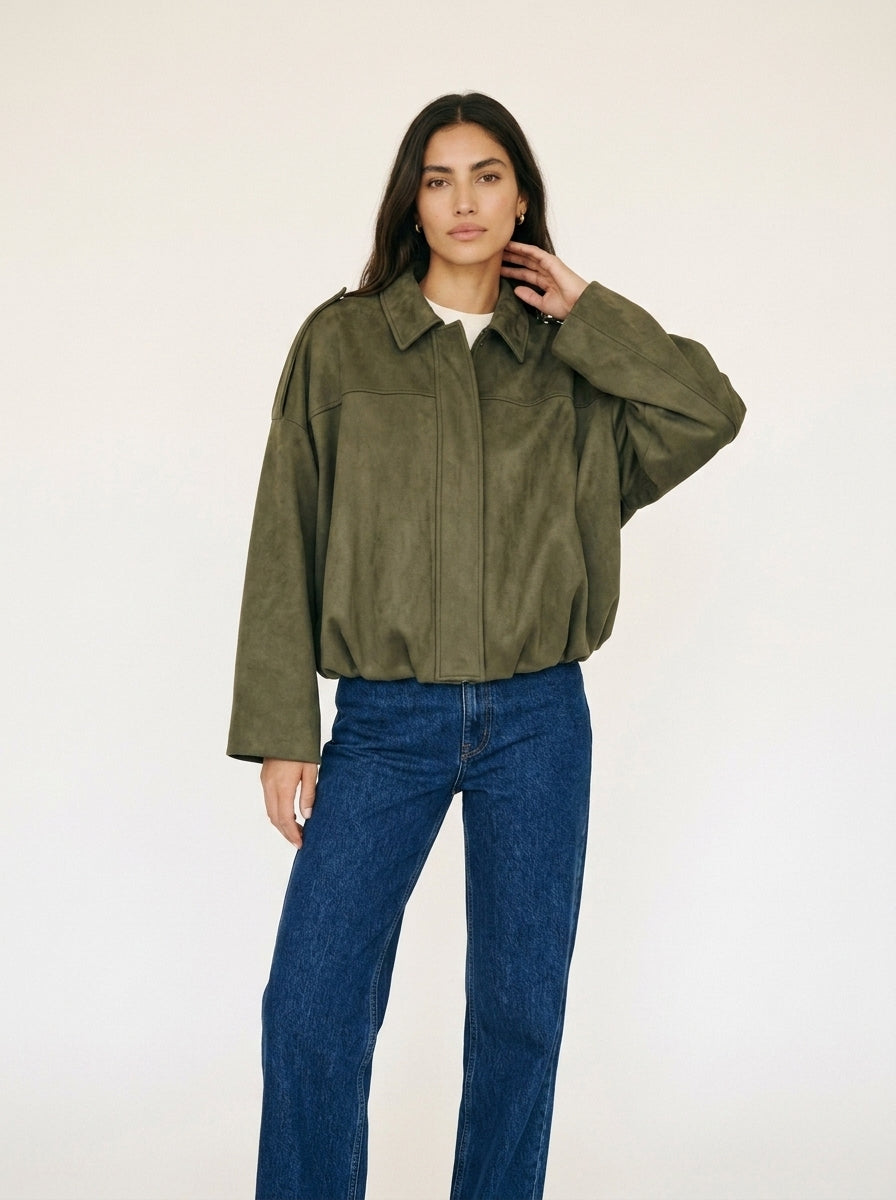 Chaqueta Bomber Oversize