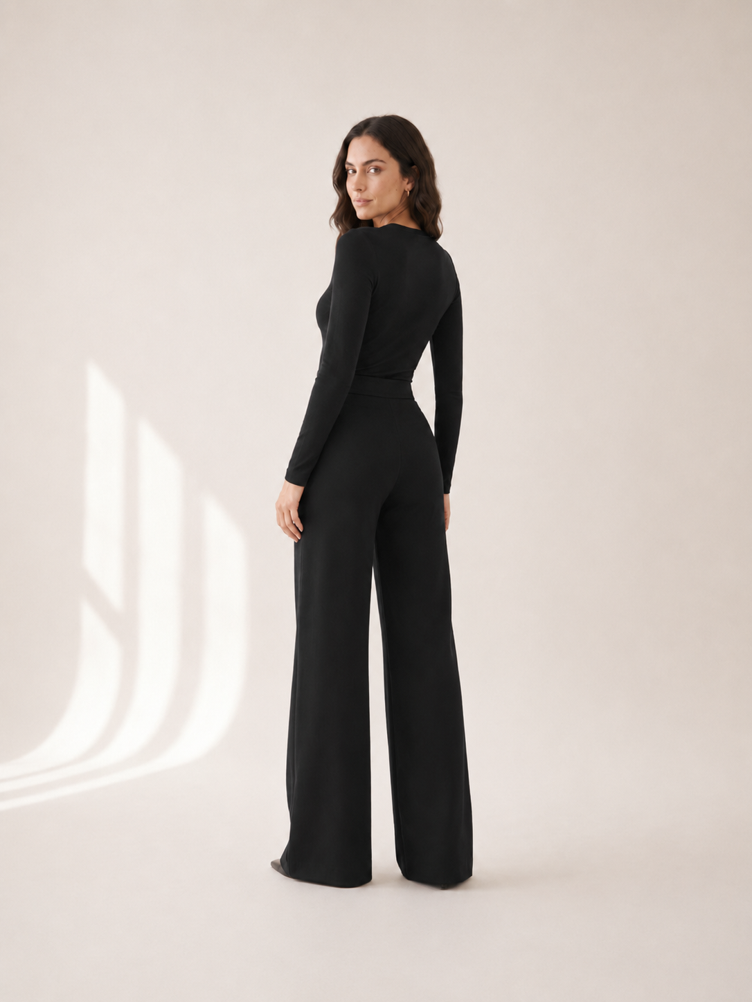 Pantalón Wide Leg de Tiro Alto