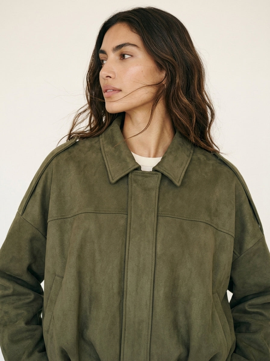 Chaqueta Bomber Oversize